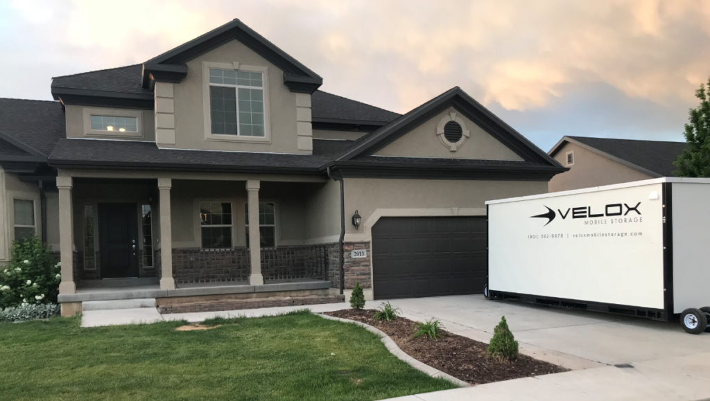 Storage Container in driveway